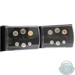 RCM Lot : 2003 Black Bear Cub & 2014 Ferruginous Hawk Specimen Sets (2013 outer box is tattered). 2 