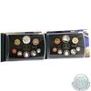 Image 1 : RCM Lot: 1999 & 2002 Canada Proof Double Dollar Sets (some coins in these sets are toned). 2 set