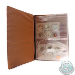 RCM Lot: 1967, 1970, 1971, 1975 & 1982 Canada Proof Like Uncirculated Set in Brown display folder. 5