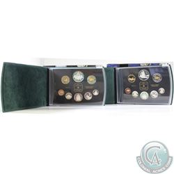 RCM lot: 1999 & 2000 Canada Proof Double Dollar Set with all Original Packaging (Coins are toned) 2 