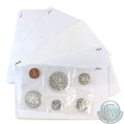 RCM Lot: 1962-1967 Canada Silver Proof Like Uncirculated Sets in Original pliofilm. This lot include