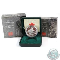 RCM Lot: 2003 Canada Cased Proof & Brilliant Uncirculated Silver Dollar Commemorating the 100th Anni