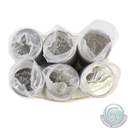 RCM Lot: 6x 2009 Canada Commemorative 25-cent Original Roll of 40pcs. This lot includes the 2009 Cro