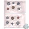 Image 2 : RCM Lot: 22x 1969-1990 Canada Uncirculated Proof Like Sets in a Brown Proof Set Uni-Safe Folder. You