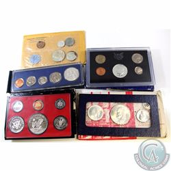 United States: Lot of 5x USA Coin Sets. You will receive 1964 P Uncirculated Set, 1966 Special Mint 