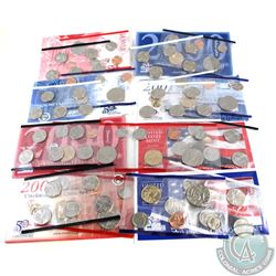 United States: Lot of 4x P & D Uncirculated Sets Dated 1999, 2000, 2001 & 2003 in all Original Packa