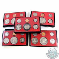 United States: Lot of 5x USA Proof Sets Dated 1973, 1976, 1977, 1978 & 1979 (Envelopes are unglued &