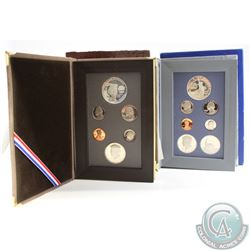 United States: 1983 6-Coin & 1986 7-Coin Prestige Proof Sets in Original Packaging. 2pcs (1983 missi
