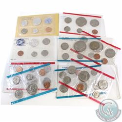 United States Mint Issue: Estate Lot of 6x USA Uncirculated Coin Sets Dated 1964 P, 1965 Special, 19