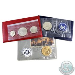 United States Mint Issue: Estate Lot of 3x USA Coins/Sets - 1971 Eisenhower Uncirculated Silver Doll