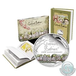 Perth Mint Issue: 2016 Australia $1 Gumnut Babies 1oz .999 Fine Silver Coin & Book Set in Unopened P