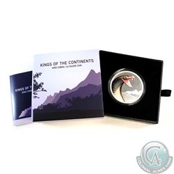 New Zealand Mint Issue: 2016 Niue $2 Kings of the Continents - King Cobra 1oz .999 Fine Silver Coin 