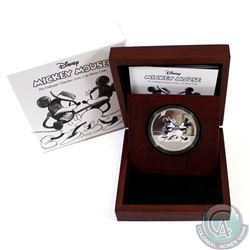 New Zealand Mint Issue: 2017 Niue $2 Mickey Mouse - The Gallopin' Guacho 1oz .999 Fine Silver Coin i