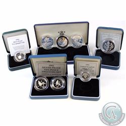Royal Mint Issue: Estate Lot of 5x United Kingdom Commemorative Silver Proof Coins/Sets. You will re