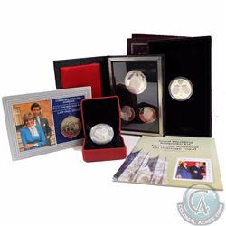Royal Mint/RCM Issue: Estate Lot of 5x Royal Wedding Themed Coins/Sets. You will receive 1972 Elizab