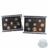 Image 1 : Royal Mint Issue: Lot of 2x 1983 and 1988 United Kingdom 8-Coin Proof Sets. Please note that the coi