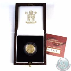 Royal Mint Issue: 2003 United Kingdom 10 Pound 1/10oz Proof Gold Britannia. Comes in Original Box wi