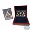 Image 1 : Royal Mint Issue: 2007 United Kingdom Executive 12-Coin Proof Set in Nice Wooden Display Box & 2008 