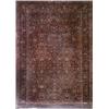 Image 1 : Manchester Keshan Rug, Circa 1930, Red ground with palmette and trellising vine field within...