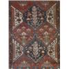 Image 1 : Baktiari Rug, Post 1950, Variegated ground enclosing diagonal octagonal medallions enclosing...