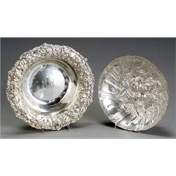 Two S. Kirk & Son RepoussT Sterling Bowls, Baltimore, First Half 20th Century, The first, cir...