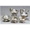 Image 1 : Gorham Sterling Five-Piece Coffee and Tea Service, Providence, Dated 1885, Consisting of a co...