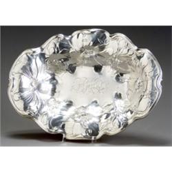 Gorham Sterling Center Bowl, Providence, RI, Dated 1902, The center of bowl with conjoined sc...