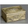 Image 1 : German Neoclassical Style Gilt Metal Box, First Quarter 20th Century, Marked on bottom W abov...