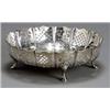 Image 1 : Victorian Silver Bowl, Hy. Willkinson & Co., Sheffield, 1856, The pierced scalloped sides enc...