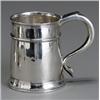 Image 1 : Queen Anne Britannia Silver Mug, John Rand, London, 1707, With engraved armorial within a fol...