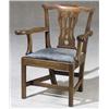 Image 1 : George III Mahogany Armchair, Predominantly 18th Century, Modifications and restorations.,...