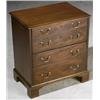 Image 1 : George III Style Mahogany Bedside Commode, Mid-19th Century, Minor cracks to veneer., Heigh...