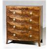 Image 1 : George IV Mahogany Chest of Drawers, Circa 1830, Some losses to veneer; brasses probably repl...