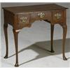 Image 1 : George II Walnut Dressing Table, Circa 1740, Brasses replaced; some knee returns probably rep...