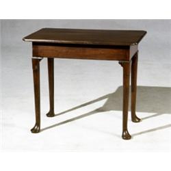 George III Mahogany Silver Table, Circa 1760, Top of a later period., Height: 30 in (76.2 c...