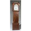 Image 1 : George IV Inlaid Mahogany Tall Case Clock, Circa 1820, The sheet metal painted dial signed St...