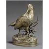 Image 1 : Continental Ormolu Figure of a Woodcock, Late 19th-Early 20th Century, Signed BUBUCAND on ter...