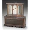 Image 1 : Continental Neoclassical Style Stained Wood Diminutive Hanging Step-Back Cupboard, German or It...