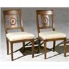 Image 1 : Set of Four Continental Neoclassical Cherry Side Chairs, Baltic or Swedish, Circa 1800, Some...