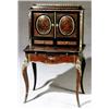 Image 1 : Napoleon III Ormolu Mounted Boulle Marquetry and Ebonized Wood Bonheur-du-Jour, Third Quarter 1...