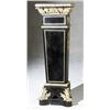 Image 1 : RTgence Style Ormolu Mounted Ebonized Wood Pedestal, Last Quarter 19th Century, Re-ebonized;...
