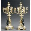Image 1 : Pair of Louis XV Style Ormolu and Bronze Seven-Light Figural Candelabra, Late 19th Century, E...