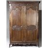 Image 1 : Louis XV Oak Armoire, Predominantly Mid-18th Century, Height: 85-1/2 in (217.2 cm); Width: 56...