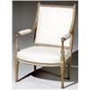 Image 1 : Louis XVI Stripped Beechwood Fauteuil a la Reine, Predominantly Late 18th Century, Some repai...
