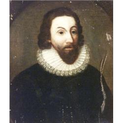 Spanish School, 16th-17th Century, Portrait of a Gentleman Wearing a White Lace Collar, Unsig...