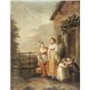 Image 1 : School of Francis Wheatley (British 1747-1801), The Milkmaid, Unsigned, Oil on canvas, 36...