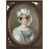 Image 1 : British School, Second Quarter 19th Century, Portrait of a Woman in a Blue Dress, Unsigned...