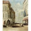 Image 1 : Italian School, Late 19th Century, City Square, Signed indistinctly and dated 1899 l.r., Oi...
