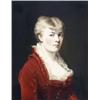 Image 1 : Anton Kohrl (Austrian 19th Century), Portrait of a Woman in a Red Dress, Signed A. Kohrl and...