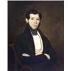 Image 1 : American School, Mid-19th Century, Portrait of a Gentleman, Unsigned, Oil on canvas, 32 x...